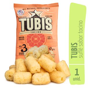 Tubis 17g Tocino Snack Saludable Fuerza Natural
