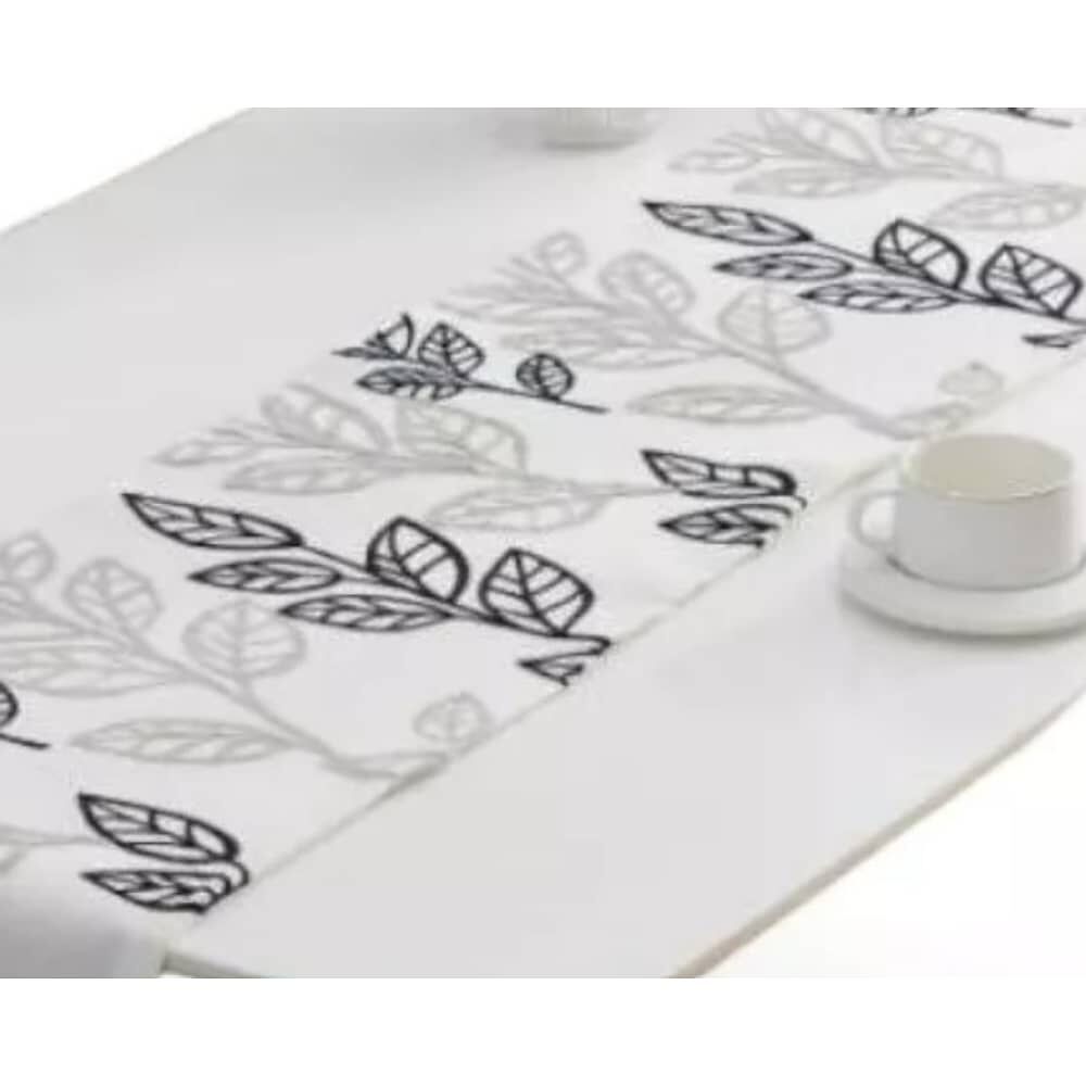 Camino De Mesa Bordado Medida 32x180cm Poliester Corredor image number 2.0