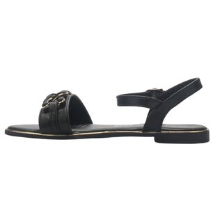 Sandalia Mujer Casual Negro Chalada Buckel-3