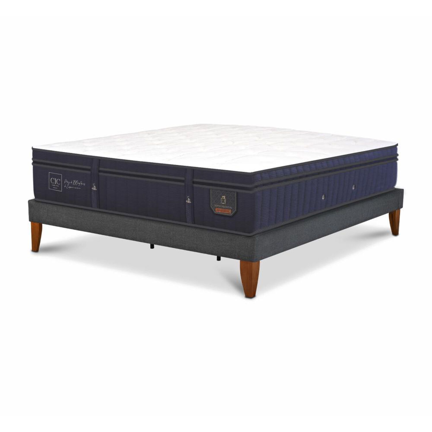 Cama Europea Cic Ce Box Super Premium / Super King / Base Normal image number 3.0