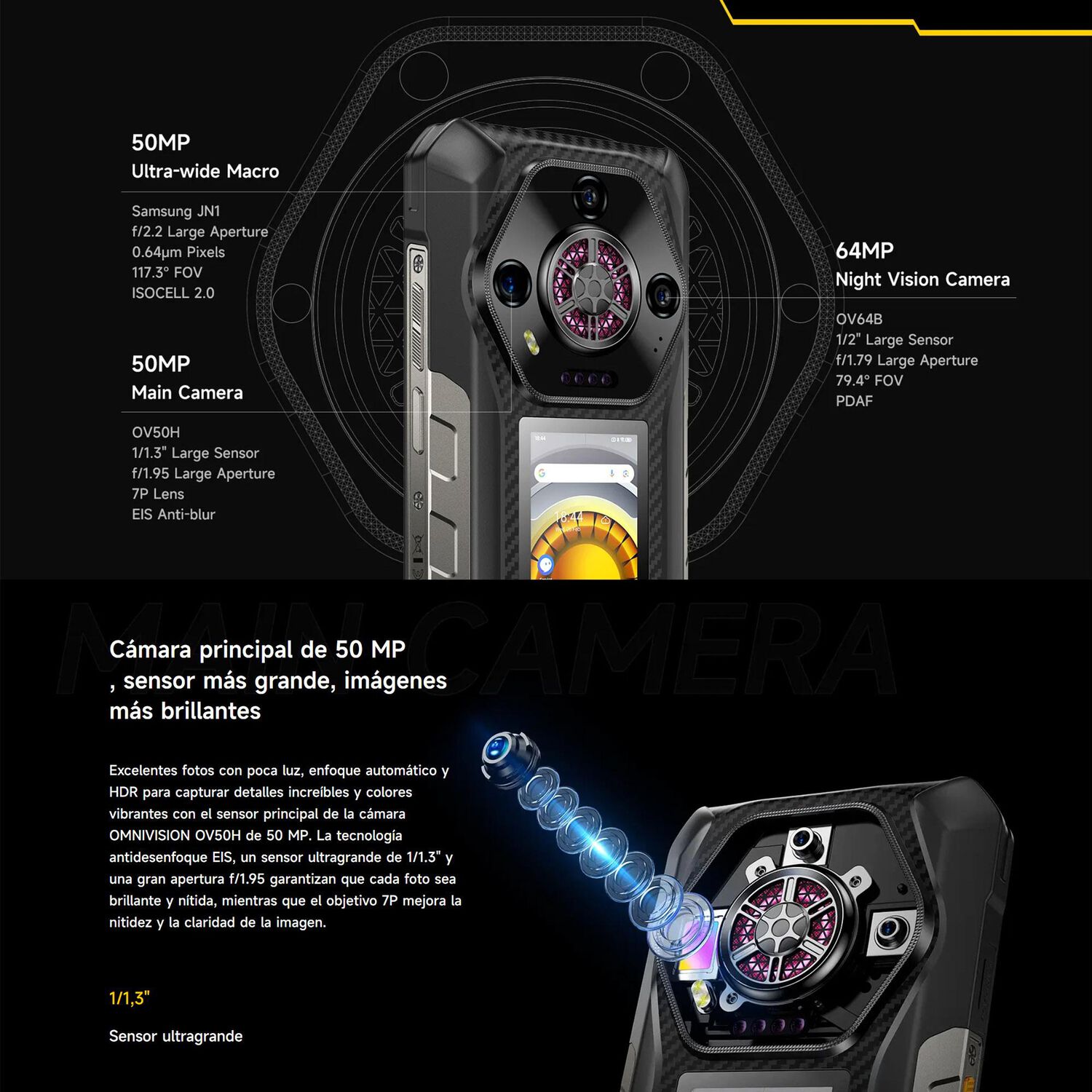 Ulefone Armor 30 Pro - Smartphone 5g Resistente Con Doble Pantalla image number 6.0