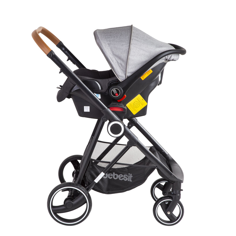 Coche Cuna Travel System Cosmos Gris image number 3.0