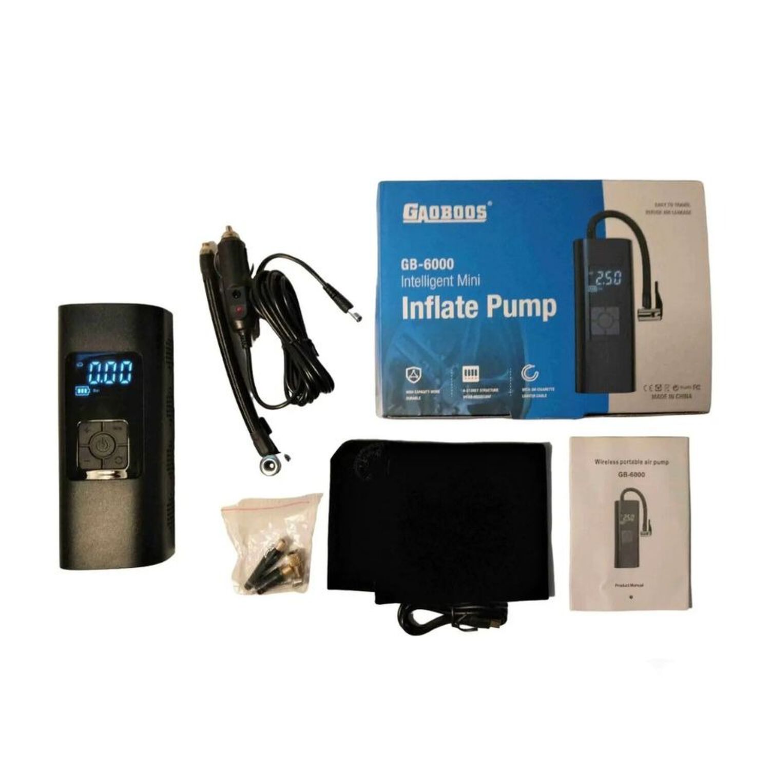 Compresor De Aire Digital Port&aacute;til 150 Psi Inal&aacute;mbrico Mini image number 1.0