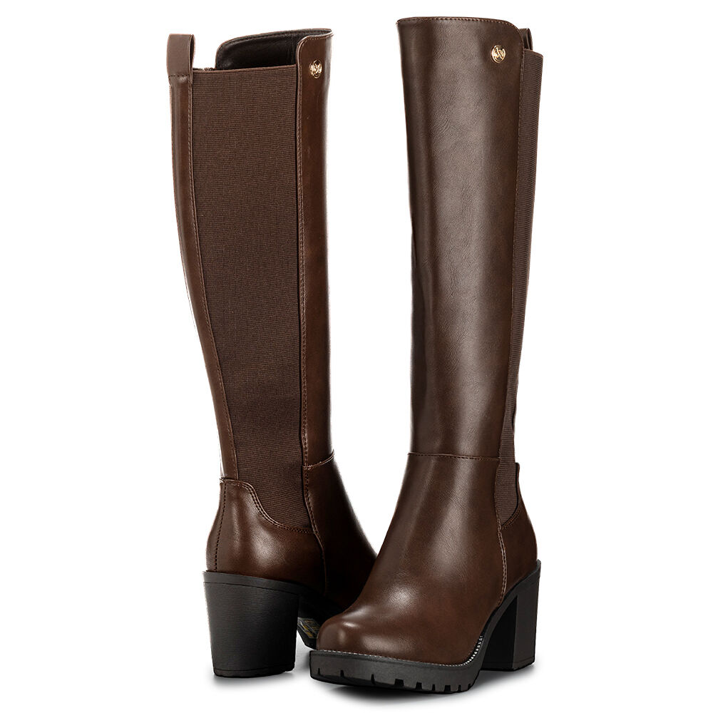 Bota Marron Casual Mujer Weide Zs53 image number 4.0