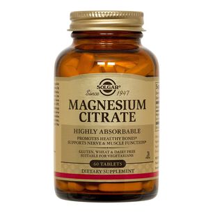 Magnesio Citrato 210mg 60 Tabletas