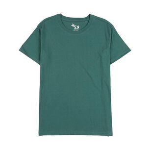 Polera Lisa Slim Manga Corta Cuello Redondo Hombre Skuad