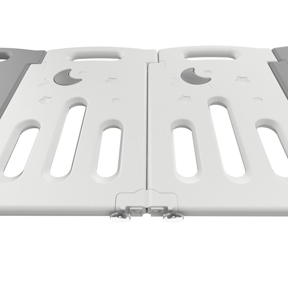 Corral Did&aacute;ctico De Juegos Duo Grey + Alfombra + Pelotas image number 5.0