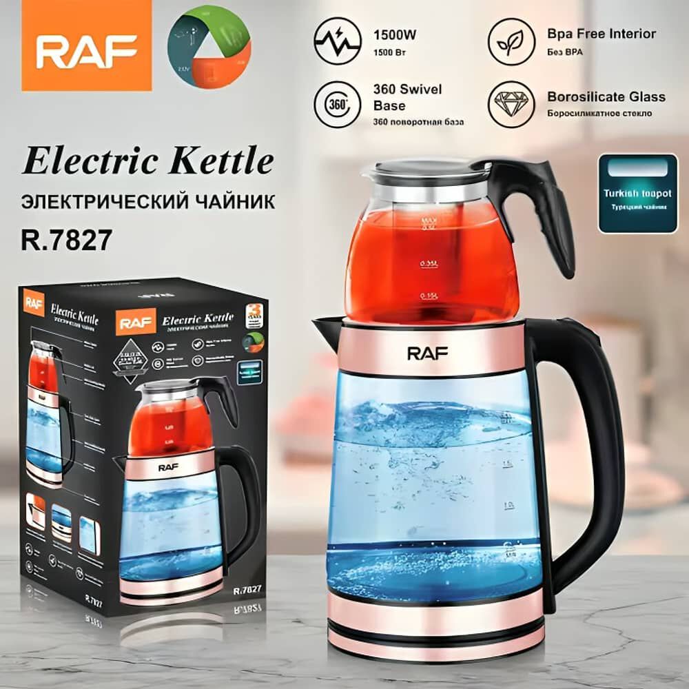 Hervidor De Agua Con Infusor Tetera Raf R7827 image number 2.0