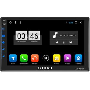 Radio auto 2 din android touch hd de 7'' aiwa aw-a505bt