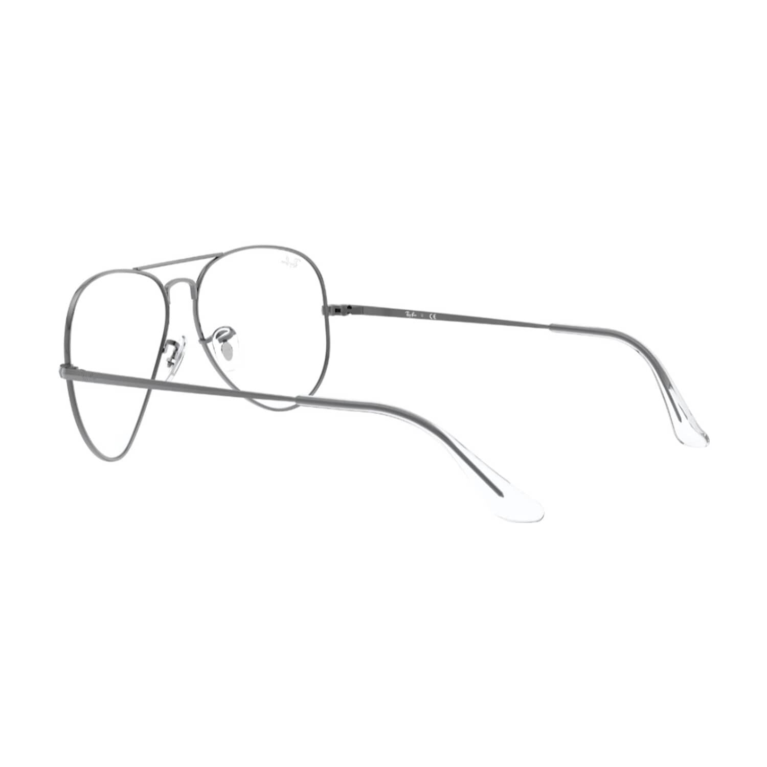 Lentes &Oacute;pticos Aviator Plateado Pulido Ray-ban Optical image number 4.0