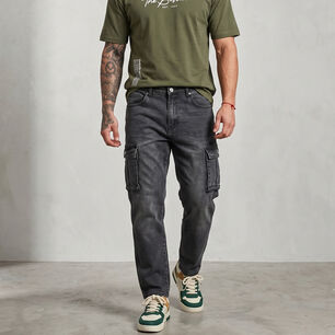 DJOE PANTALON JEANS CARGO HOMBRE MOSAICO