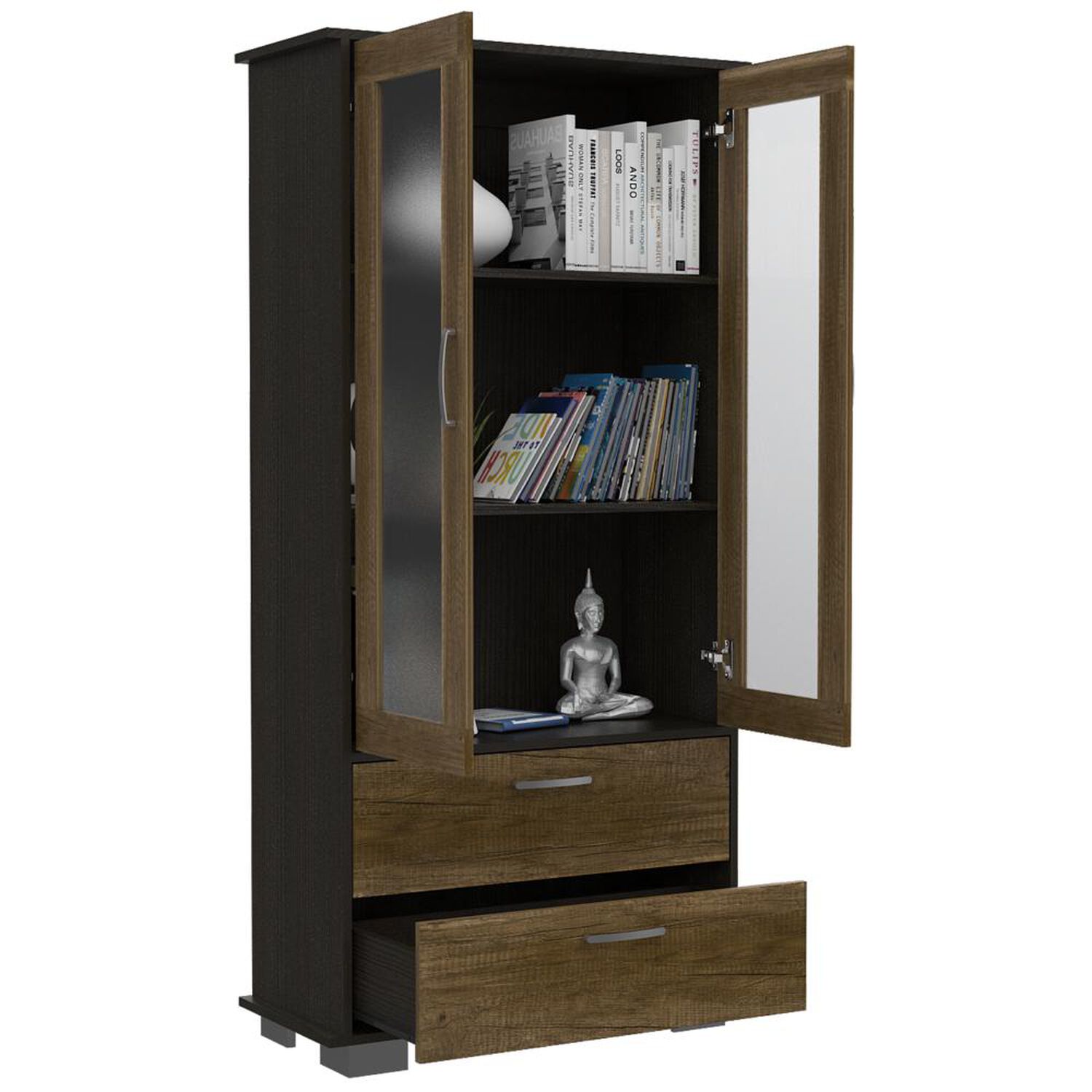 Vitrina Casaideal Classic Color / 2 Puertas / 2 Cajones image number 3.0