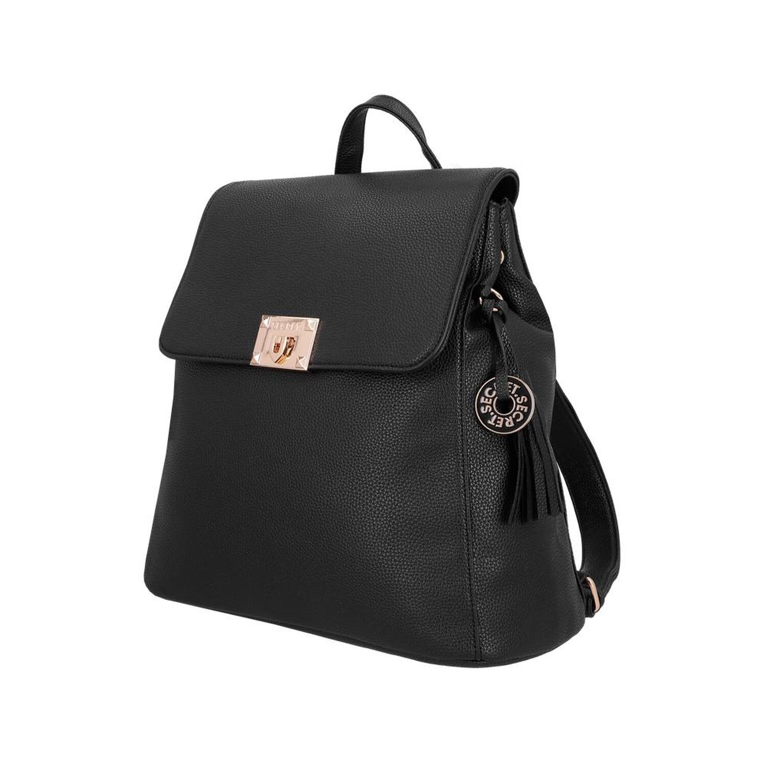 Mochila Secret Cork St6 M Negro image number 1.0