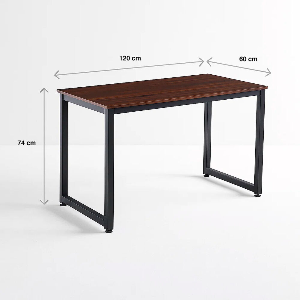 Escritorio Industrial Home Office - Madera Oscura Walnut image number 3.0