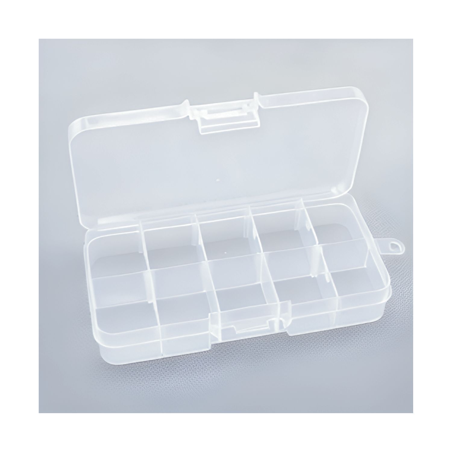 Caja Organizadora Peque&ntilde;a Tapa 10 Compartimentos Almacenamiento image number 1.0
