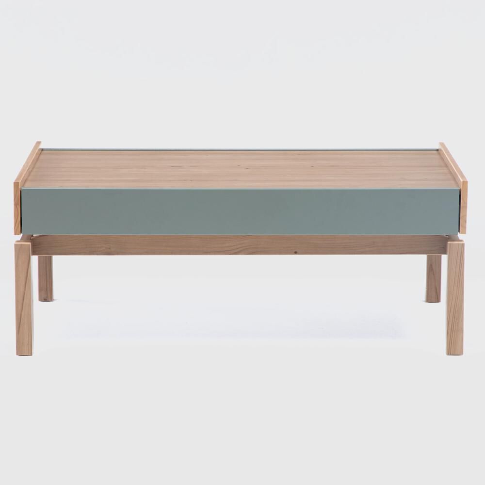 Mesa De Centro Barcelona 1 Caj&oacute;n Verde-roble image number 0.0