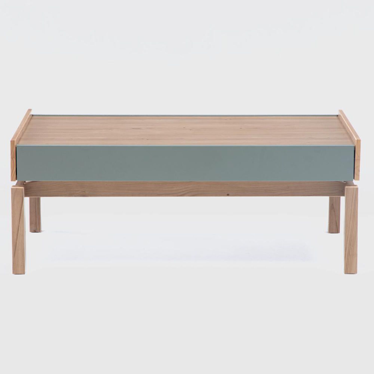 Mesa De Centro Barcelona 1 Caj&oacute;n Verde-roble image number 0.0