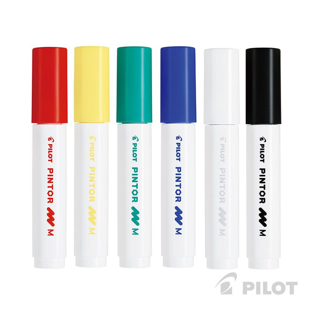 Set 6 Unidades Pintor Medio Colores Surtidos Para Manualidades image number 1.0