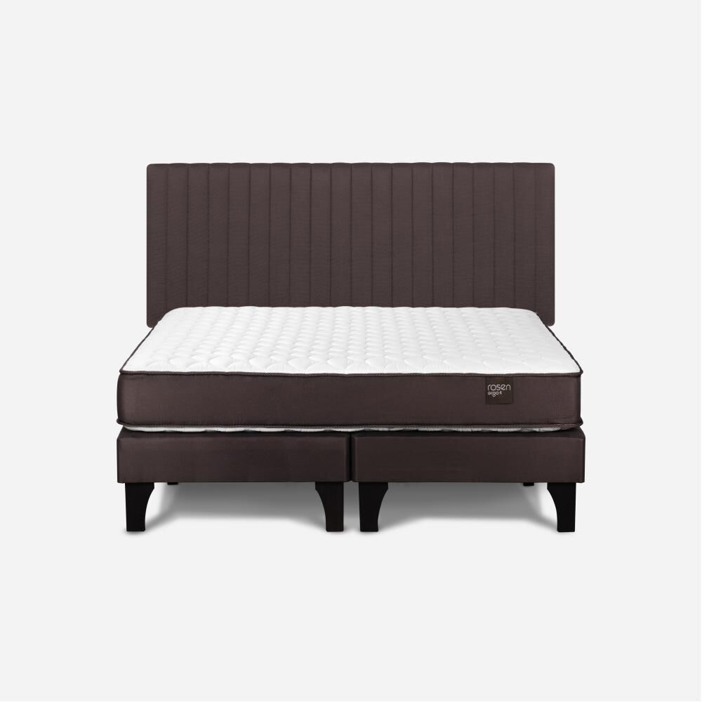 Cama Europea Rosen New Ergo T / 2 Plazas / Base Dividida + Respaldo image number 0.0