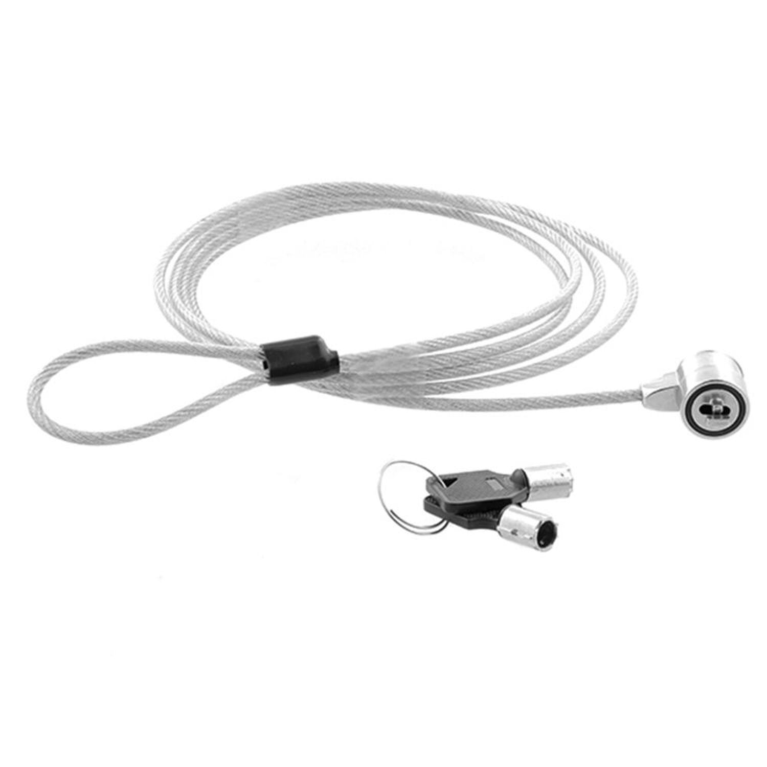 Cable De Seguridad Con Llave Para Computador Port&aacute;til Xtech, Largo 1.8m image number 0.0