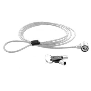 Cable De Seguridad Con Llave Para Computador Port&aacute;til Xtech, Largo 1.8m