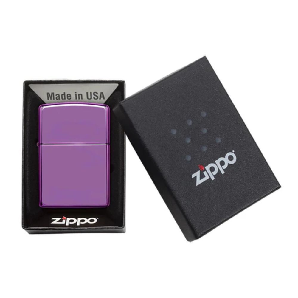 Encendedor Zippo Polish Purple Morado Zp24747 image number 5.0