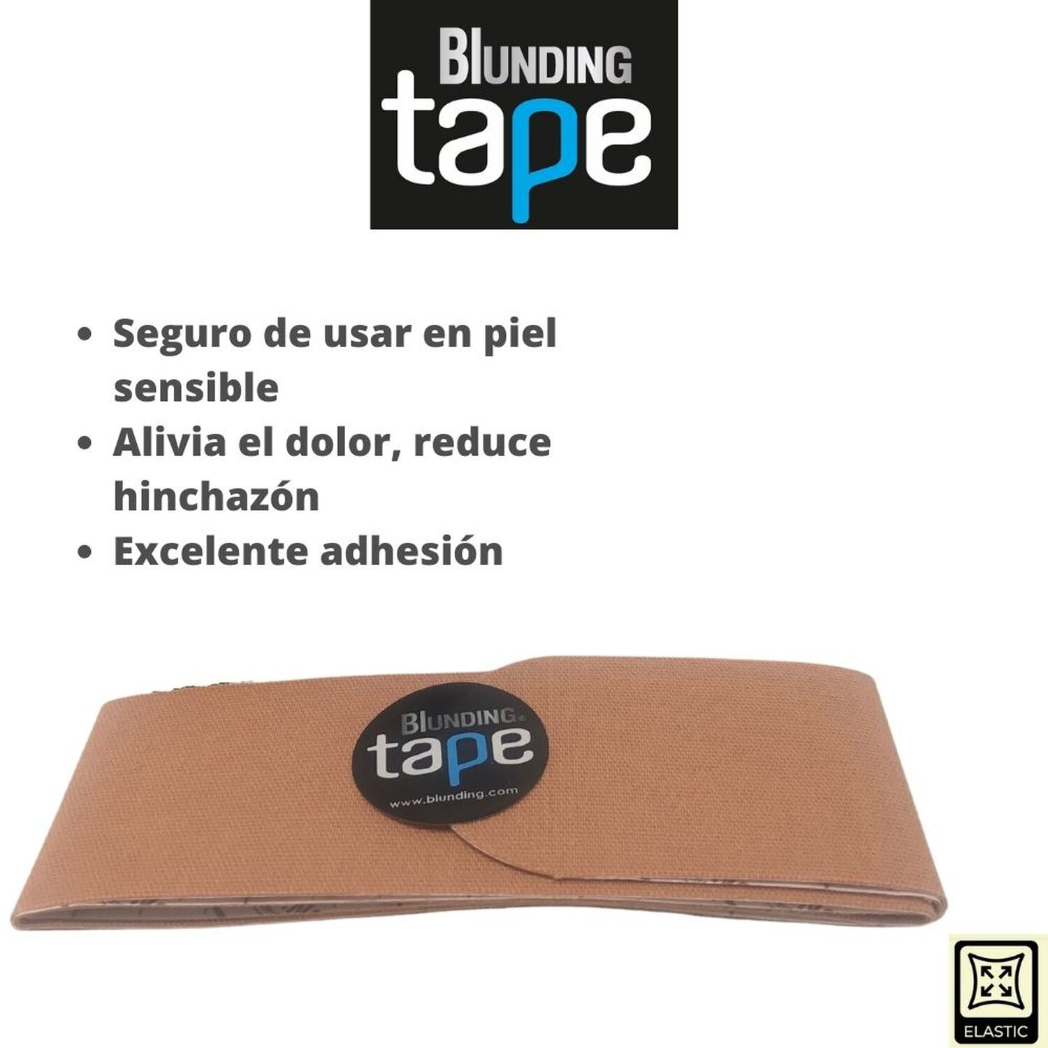 Blunding Tape Beige (sachet 5cm X 1 Mt) image number 1.0