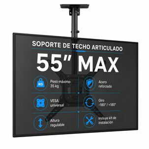 Soporte De Tv De 32" A 55" Para Techo De Acero Reforzado K89