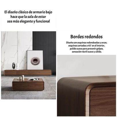 Mueble De Tv Rack Madera Viene Armado 200cm Angol