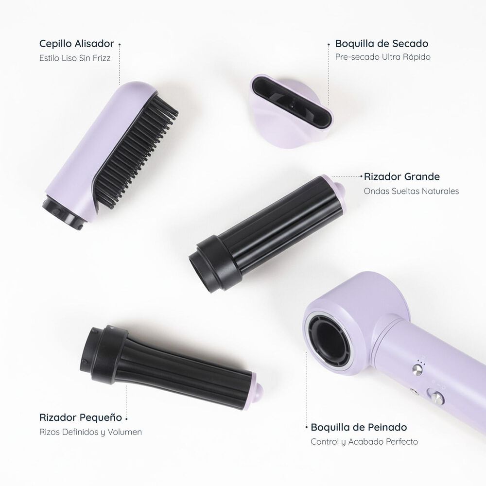 Secador De Pelo Multistyler T-care 5 En 1 image number 4.0