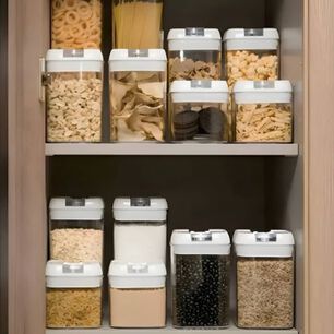 Set 7 Contenedores Herm&eacute;ticos De Alimentos