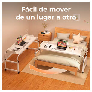 Mesa Port&aacute;til Ajustable Ideal Para Trabajar Y Estudiar Desde La Cama O Sof&aacute;