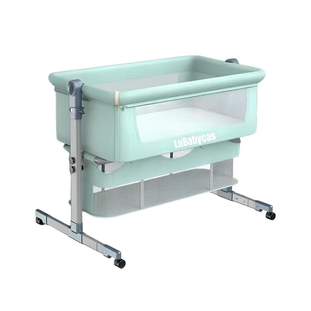 Cuna Colecho Beb&eacute; Con Mosquitero Verde Lubabycas image number 7.0