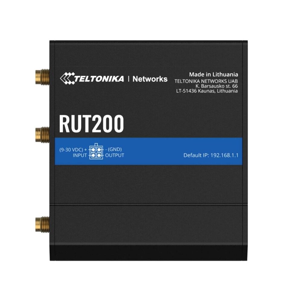 Router Celular Industrial 4g Cat4 Teltonika Rut200 Wifi image number 1.0
