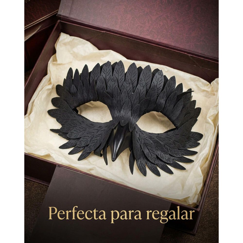 M&aacute;scara Pajaro Ave Plumas Carnaval Veneciano Para Disfraz image number 8.0