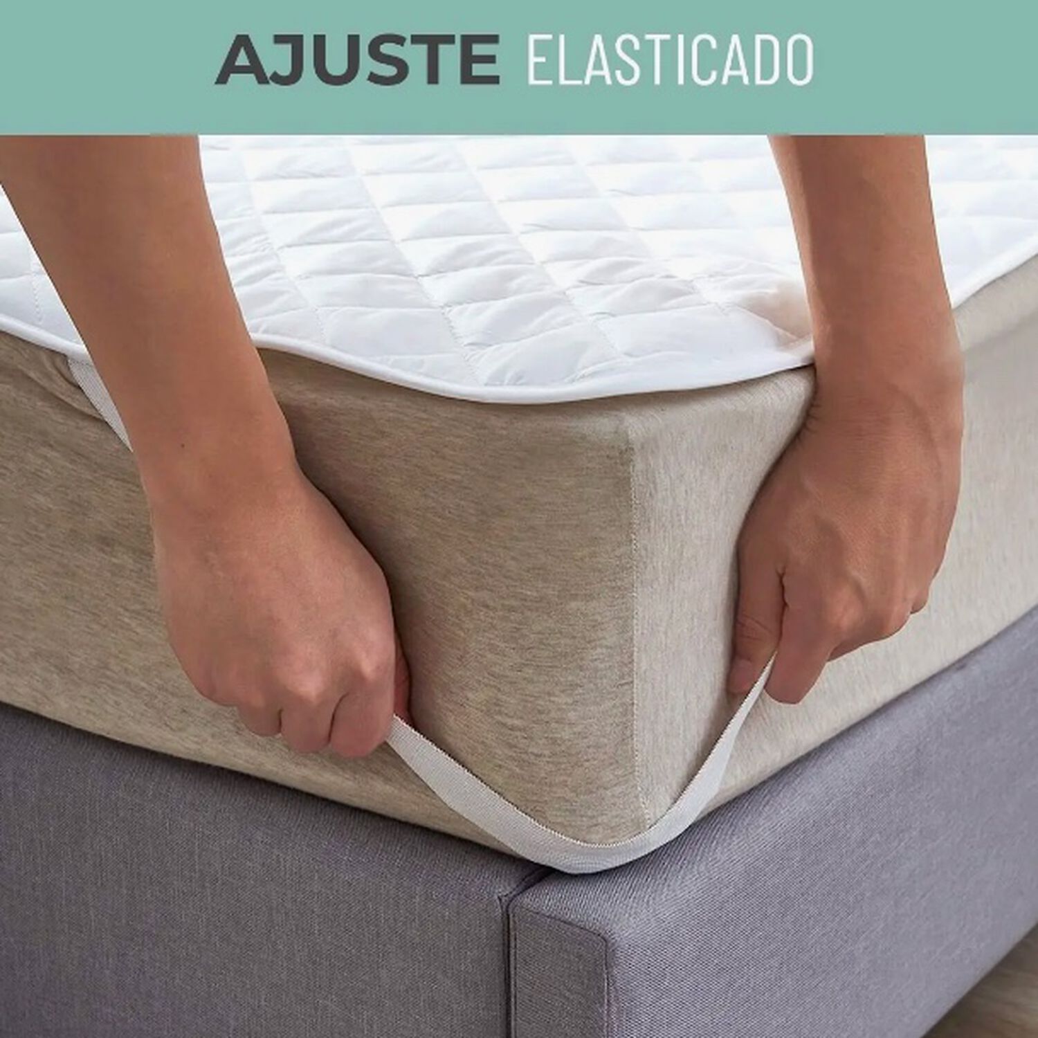 Cubre Colchon Impermeable 1,5 Plaza image number 2.0