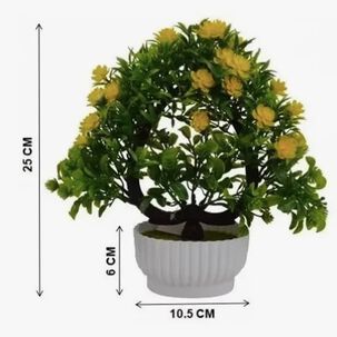 Planta Bons&aacute;i Camelia De Espuma Artificial Macetero 25cm