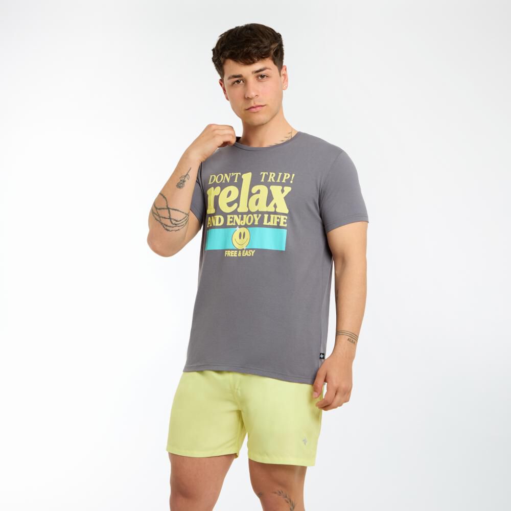 Polera Estampada Manga Corta Cuello Redondo Hombre Skuad image number 2.0