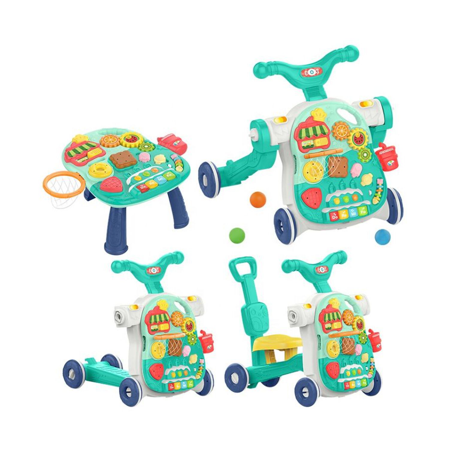Andador Caminador Multifuncional 5 En 1 Bebe image number 2.0