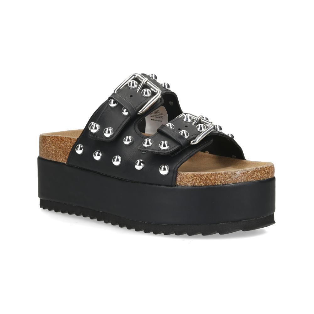 Sandalia Mujer Rolly Go Black image number 0.0