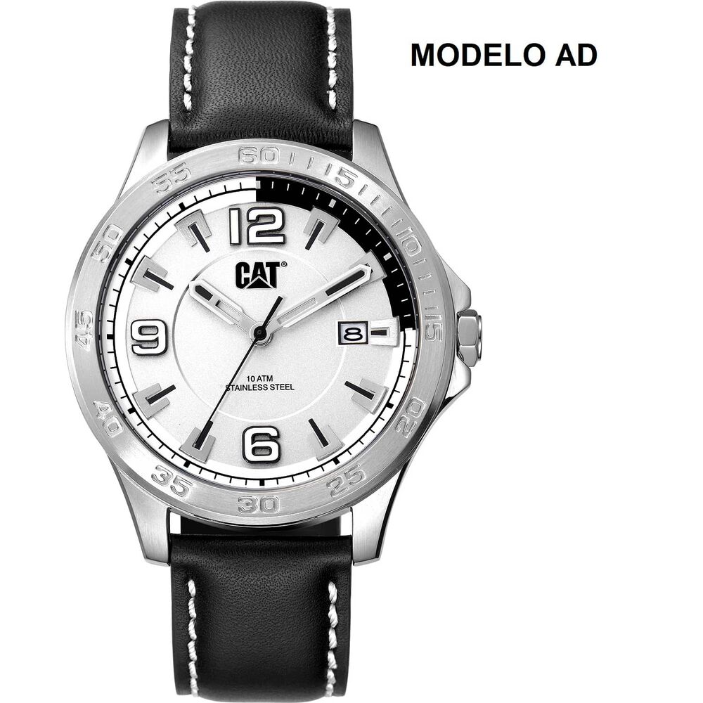 Correa Pulsera Cat Hombre Ad Negro-blanco image number 1.0