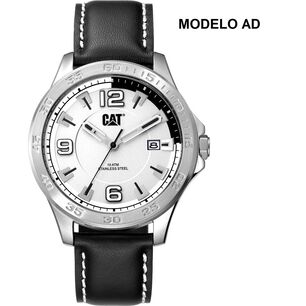 Correa Pulsera Cat Hombre Ad Negro-blanco