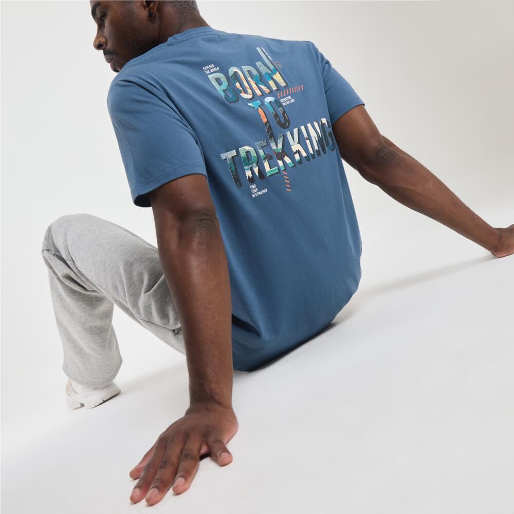 Polera Deportiva Estampada Slim Manga Corta Cuello Redondo Hombre Wetland image number 4.0