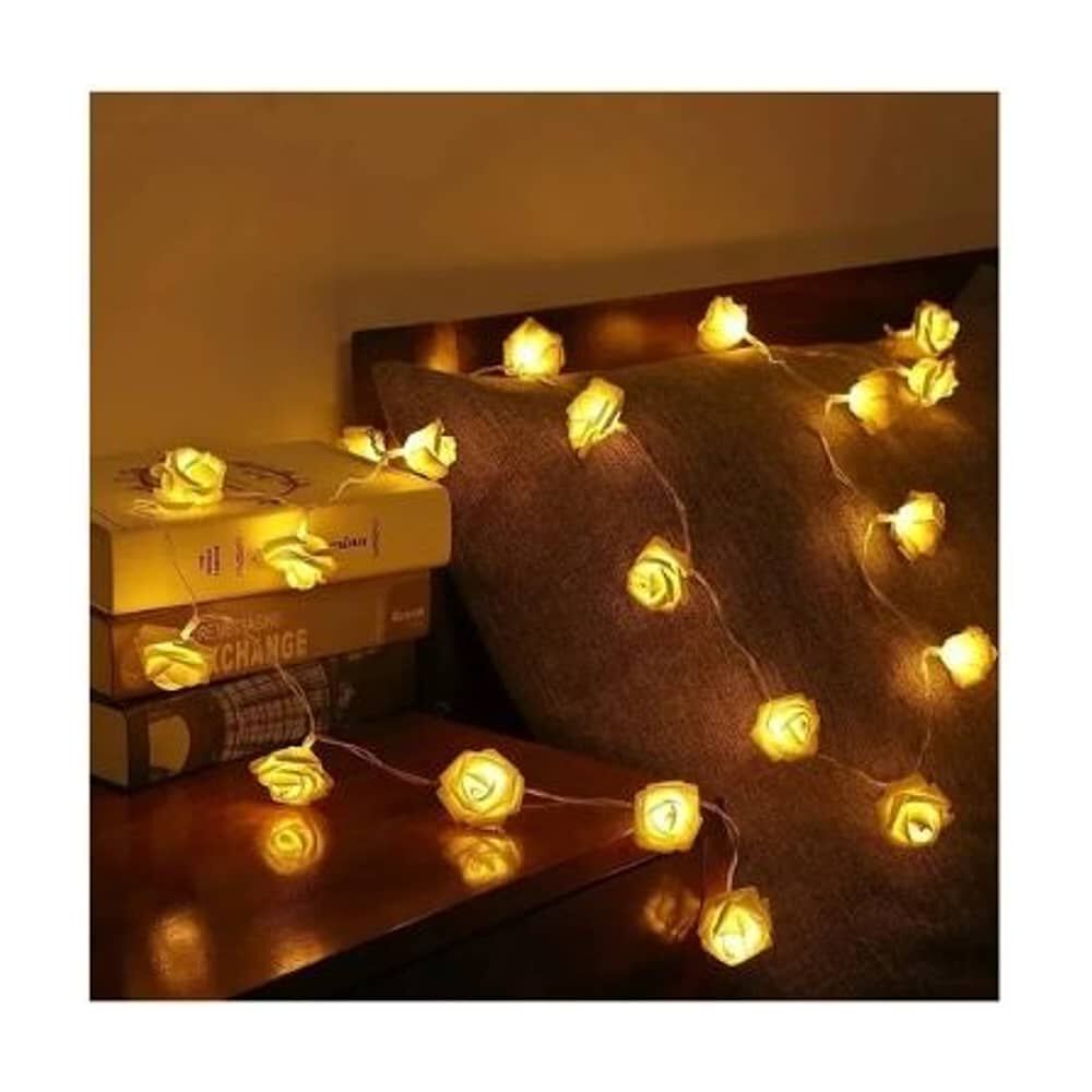 Luces Solares Rosas Led 6m Guirnalda Luces Exterior Cascada image number 3.0