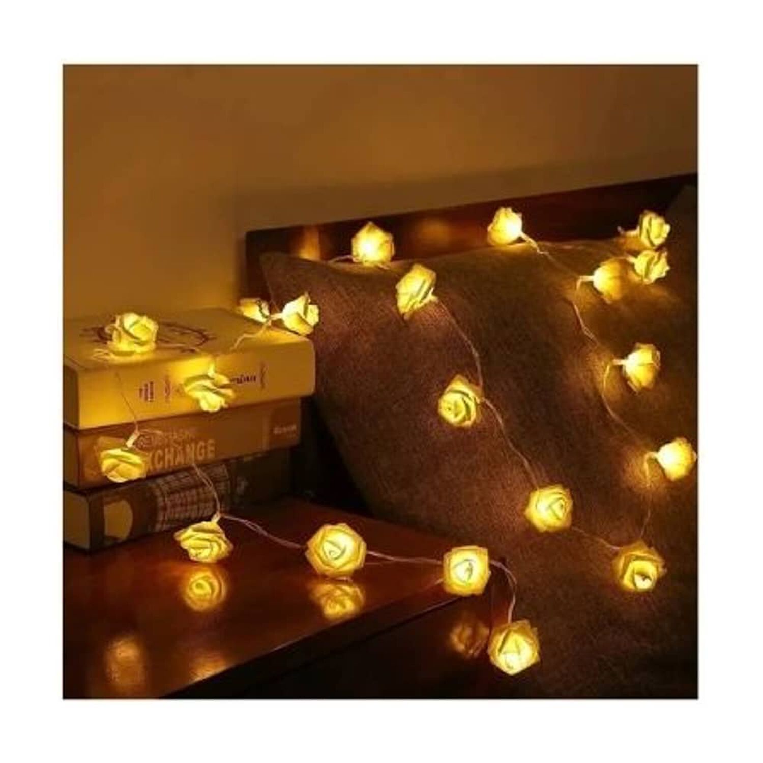 Luces Solares Rosas Led 6m Guirnalda Luces Exterior Cascada image number 3.0