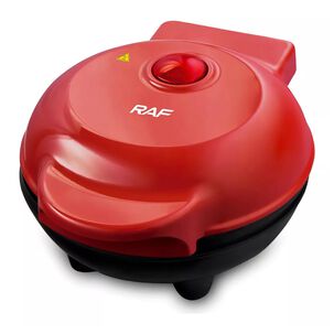 Mini Maquina Para Waffles Antiadherente 500w Roja R591 Raf