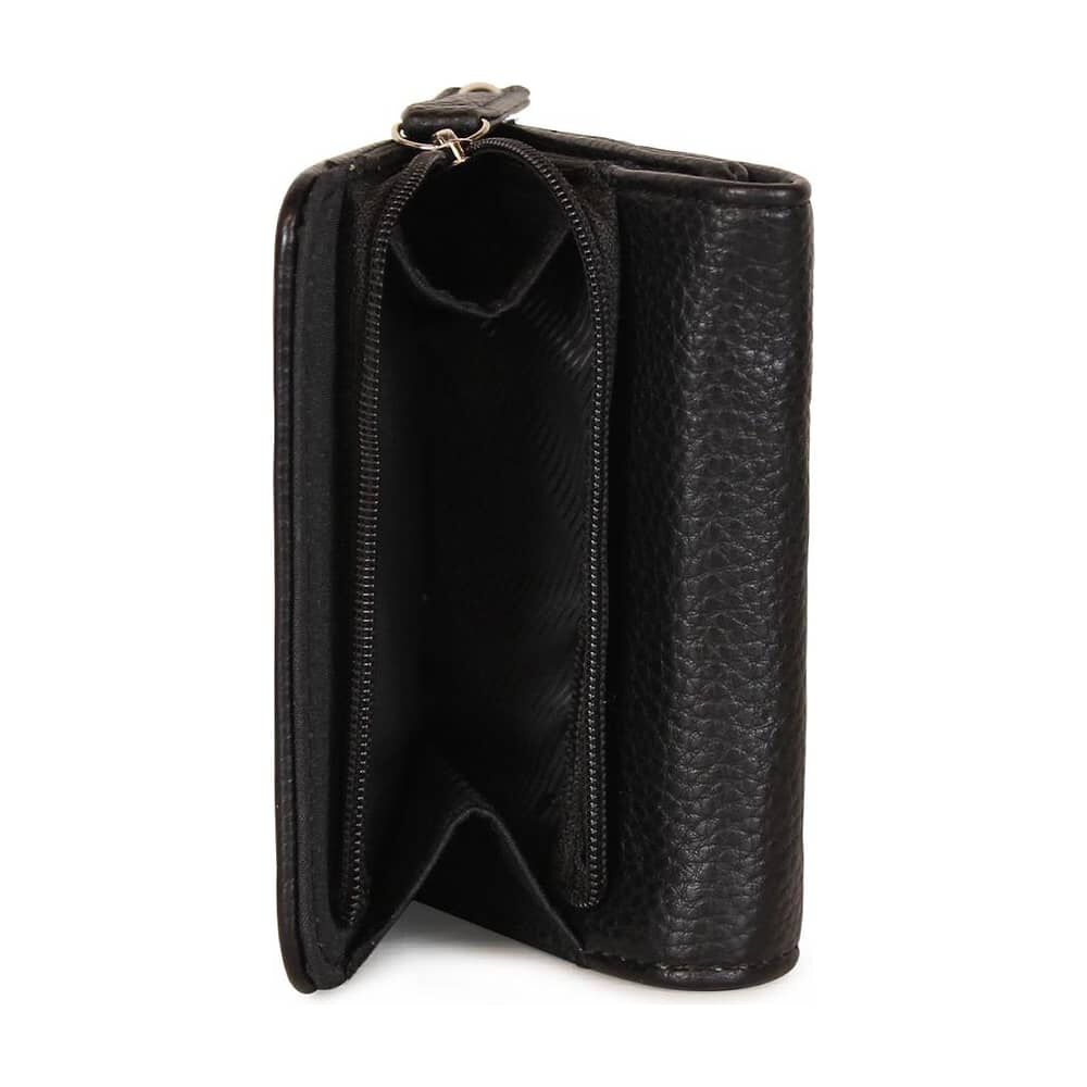 Billetera De Mujer Daria Negra Nautica image number 2.0