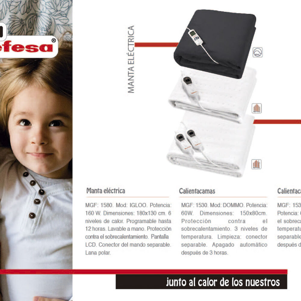 Calienta Camas Magefesa Domo Mgf1531 2 Plazas image number 3.0