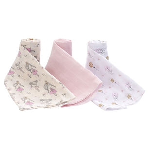 Set 3 Pa&ntilde;ales Tuto Beige Princesas Ni&ntilde;a