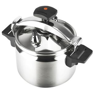Olla Presi&oacute;n Clasica Acero Inoxidable Marmicoc 8 Litros Cromada